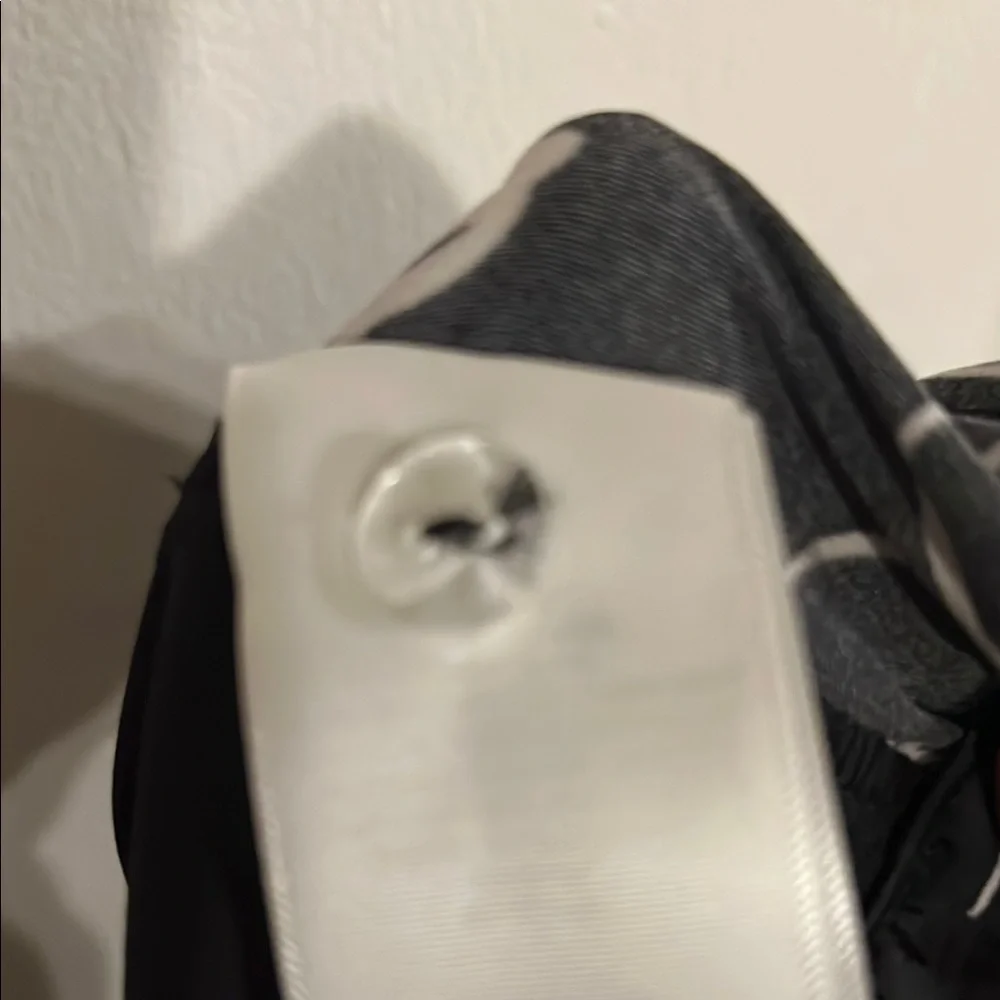 Black and White Abstract Wide Leg Pants 1/2 off expires at 12Am - Picture 3 of 7